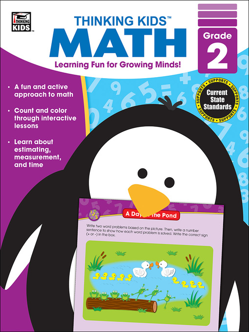 Title details for Thinking Kids' Math, Grade 2 by Brighter Child - Available